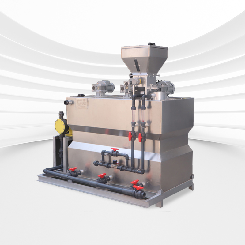 三槽式自动溶药装置